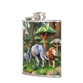  African animals in origame Flachmann (Links)
