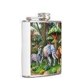  African animals in origame Flachmann (Rechts)