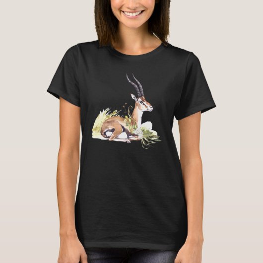 African Antelope I Gazelle I Hartebeest I Antelope T-Shirt (Vorderseite)