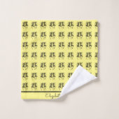 African Art, Celebration Silhouette Dancers Badhandtuch Set (Waschlappen)