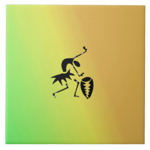 African Art, Colorful, Phantastisch Silhouette Dan Fliese