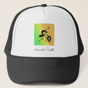 African Art, Colorful, Phantastisch Silhouette Dan Truckerkappe