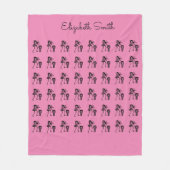 African Art, Happy Djembe Drum Player Fleecedecke (Vorderseite)