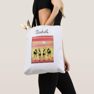 African Art Niedlich Golden Sunset, Break Dance Tasche