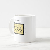 African Art Phantastisch Party Dance Kaffeetasse (Vorderseite Links)