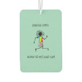 African Art, Phantastisch Rock Star Dancer Autolufterfrischer (Rückseite)