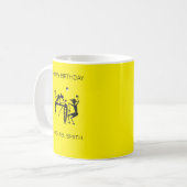 African Art Phantastisch Silhouette Dancers Kaffeetasse (Vorderseite Links)