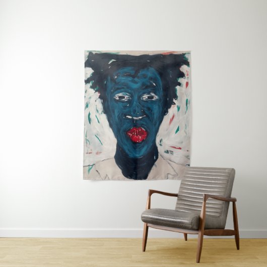 African Art Poster Wandteppich (Beispiel)