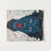 African Art Poster Wandteppich (Vorderseite (Horizontal))