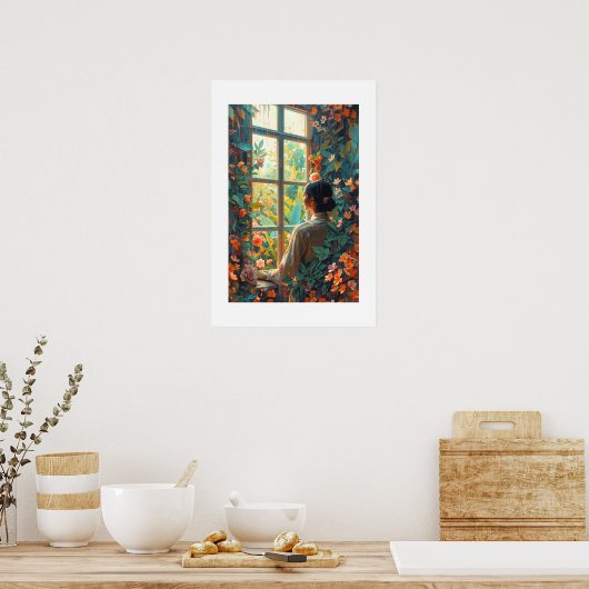 African Art Print Poster (Küche)