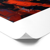 African Art Print Poster (Ecke)