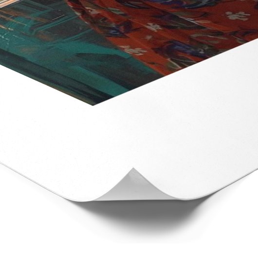 African Art Print Poster (Ecke)