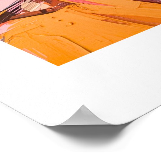 African Art Print Poster (Ecke)