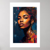 African Art Print Poster (Vorne)