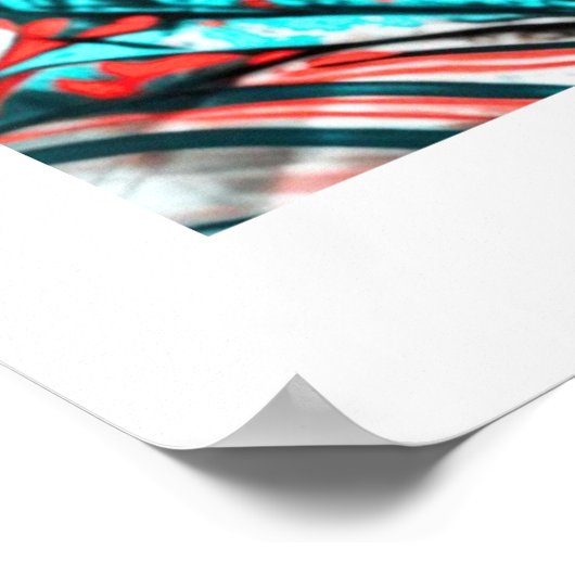 African Art Print Poster (Ecke)