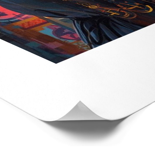 African Art Print Poster (Ecke)