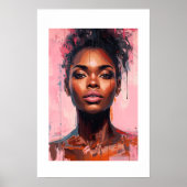 African Art Print Poster (Vorne)