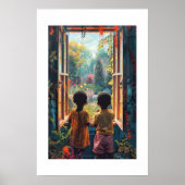 African Art Print Poster (Vorne)