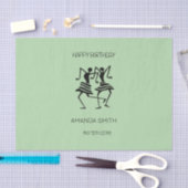 African Art, Silhouette Celebration Dancers Seidenpapier (Handwerk)