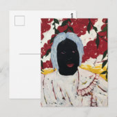 African Art Tapestry Postkarte (Vorne/Hinten)