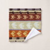 "African Artistry for Your Zuhause" Badhandtuch Set (Waschlappen)