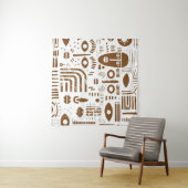 African Artwork Tapestry Wandteppich (Beispiel (Horizontal))