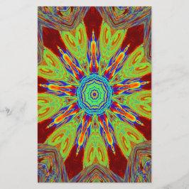 African Asian European Ethnic Pattern Briefpapier