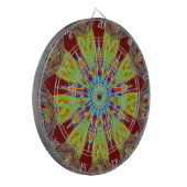 African Asian European Ethnic Pattern Dartscheibe (Vorderseite Links)