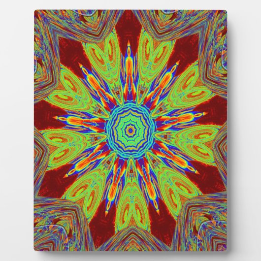 African Asian European Ethnic Pattern Fotoplatte (Vorderseite)