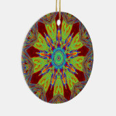 African Asian European Ethnic Pattern Keramik Ornament (Rechts)