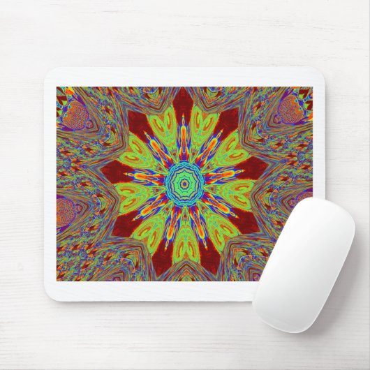 African Asian European Ethnic Pattern Mousepad (Mit Mouse)