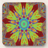 African Asian European Ethnic Pattern Untersetzer (Vorderseite)