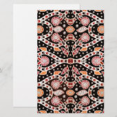 African Batik Climbing Ivy Briefpapier (Vorne/Hinten)