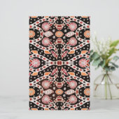 African Batik Climbing Ivy Briefpapier (Stehend Vorderseite)