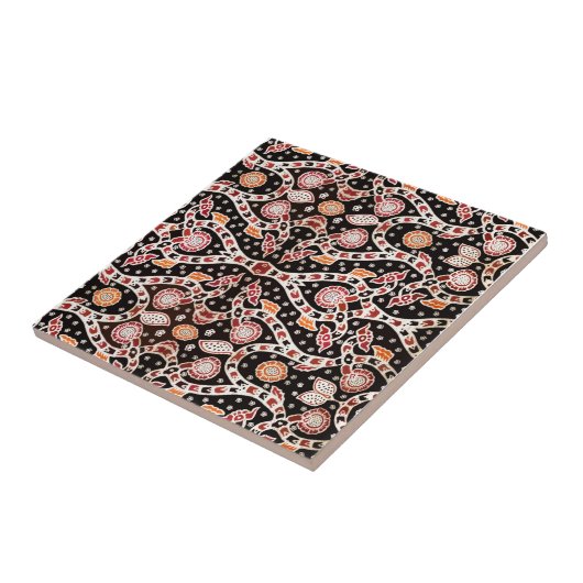 African Batik Climbing Ivy Fliese (Seite)