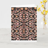 African Batik Climbing Ivy Karte (Gelbe Blume)