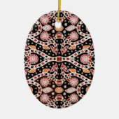 African Batik Climbing Ivy Keramik Ornament (Vorne)