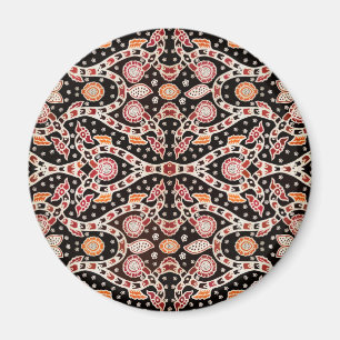 African Batik Climbing Ivy Magnet