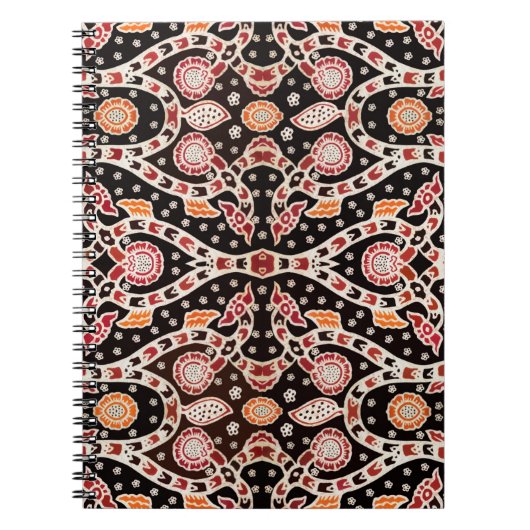 African Batik Climbing Ivy Notizblock (Vorderseite)