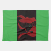 African Beastmaster Queen Kitchen Towel Geschirrtuch (Horizontal)