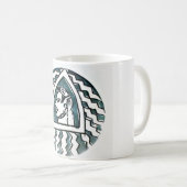 African Beauty Bongo Maasai Portrait Kaffeetasse (VorderseiteRechts)