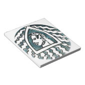 African Beauty Bongo Maasai Portrait Notizblock (angewinkelt)