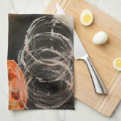 African Beauty Hübsch Woman Kitchtuch Geschirrtuch (Viertel Falte)