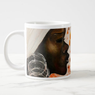 African Beauty Hübsch Woman Tasse