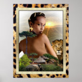 African Beauty Poster (Vorne)