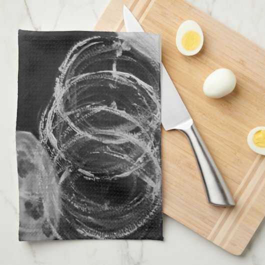 African Beauty Woman Kitchtuch Geschirrtuch (Viertel Falte)