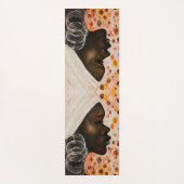 African Beauty Woman Yoga Mat - Malerei Yogamatte (Vorderseite)