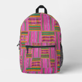African  bedruckter rucksack (Vorderseite)