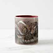 African Big 5 coffee Tasse - Cape Buffalo (Mittel)