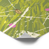 African Big Cat Vintage Poster (Ecke)